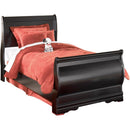  Size_Twin -- Huey Vineyard B128B5 Twin Sleigh Bed IMAGE 1
