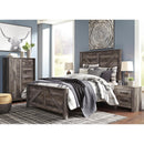  Signature Design by Ashley Wynnlow B440 6 pc Queen Crossbuck Panel Bedroom Set IMAGE 2