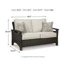  Signature Design by Ashley Paradise Trail P750P9 4-piece Outdoor Seating Set IMAGE 14