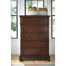  Millennium Porter B697B39 8 pc California King Panel Bedroom Set IMAGE 4