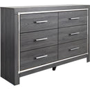  Signature Design by Ashley Lodanna B214B25 7 pc King Panel Storage Bedroom Set IMAGE 3