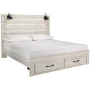  Signature Design by Ashley Cambeck B192B127 6 pc King Panel Storage Bedroom Set IMAGE 2