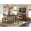  Signature Design by Ashley Moriville Counter Height Bench D631-09 IMAGE 5