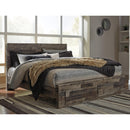 Size_King -- Derekson B200B14 King Panel Bed with 2 Storage Drawers IMAGE 2