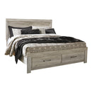  Size_King -- Bellaby B331B9 King Platform Bed with 2 Storage Drawers IMAGE 1