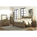 Size_King -- Trinell B446B45 King Poster Bed IMAGE 3