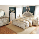 Size_King -- Realyn B743B6 King Upholstered Panel Bed IMAGE 5