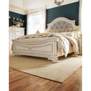  Size_King -- Realyn B743B6 King Upholstered Panel Bed IMAGE 6