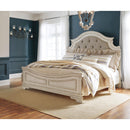  Size_California King -- Realyn B743B7 California King Upholstered Panel Bed IMAGE 2