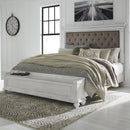  Size_California King -- Kanwyn B777 California King Upholstered Panel Storage Bed IMAGE 4