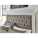  Size_California King -- Kanwyn B777 California King Upholstered Panel Storage Bed IMAGE 5