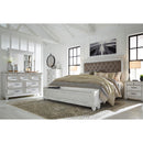  Size_California King -- Kanwyn B777 California King Upholstered Panel Storage Bed IMAGE 7