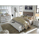  Size_California King -- Kanwyn B777 California King Upholstered Panel Storage Bed IMAGE 8