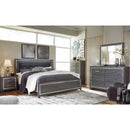  Size_King -- Lodanna B214B10 King Panel Bed IMAGE 8