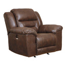  Manufacturer Color_Chocolate Motion Type_Power -- Stoneland 3990498 Power Rocker Recliner IMAGE 2