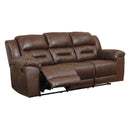  Manufacturer Color_Chocolate Motion Type_Reclining -- Stoneland 3990488 Reclining Sofa IMAGE 2