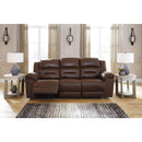  Manufacturer Color_Chocolate Motion Type_Reclining -- Stoneland 3990488 Reclining Sofa IMAGE 4