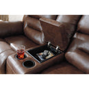  Manufacturer Color_Chocolate Motion Type_Reclining -- Stoneland 3990494 Double Reclining Loveseat with Console IMAGE 5