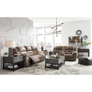  Manufacturer Color_Fossil Motion Type_Reclining -- Stoneland 3990594 Double Reclining Loveseat with Console IMAGE 9