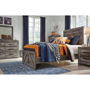  Signature Design by Ashley Wynnlow B440B16 Twin Crossbuck Panel Bed IMAGE 7