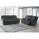  Motion Type_Power Recline -- Draycoll 7650496 Double Reclining Power Loveseat with Console IMAGE 6