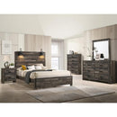  Size_Queen -- Carter B6800-Q-BED Queen Panel Bed in One Box IMAGE 2