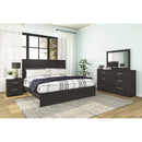  Size_King -- Belachime B2589B4 King Panel Bed IMAGE 5