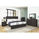  Size_King -- Belachime B2589B4 King Panel Bed IMAGE 6