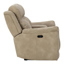  Manufacturer Color_Sand -- Next-Gen DuraPella 5930218 Power Reclining Loveseat with Console and Adjustable Headrest IMAGE 4