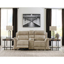  Manufacturer Color_Sand -- Next-Gen DuraPella 5930218 Power Reclining Loveseat with Console and Adjustable Headrest IMAGE 6