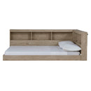  Size_Full -- Oliah EB2270B2 Full Bookcase Storage Bed IMAGE 2