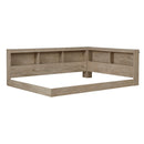  Size_Full -- Oliah EB2270B2 Full Bookcase Storage Bed IMAGE 4