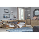  Size_Full -- Oliah EB2270B2 Full Bookcase Storage Bed IMAGE 7