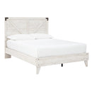  Size_Queen -- Shawburn EB4121B1 Queen Crossbuck Panel Platform Bed IMAGE 1