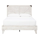 Size_Queen -- Shawburn EB4121B1 Queen Crossbuck Panel Platform Bed IMAGE 2