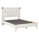  Size_Queen -- Shawburn EB4121B1 Queen Crossbuck Panel Platform Bed IMAGE 4