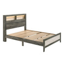  Size_Queen -- Rhett B8170-Q-BED Queen Bookcase Bed IMAGE 2