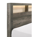  Size_Queen -- Rhett B8170-Q-BED Queen Bookcase Bed IMAGE 3