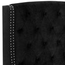  Size_Queen -- Eva 5111BK-Q Queen Platform Bed - Black IMAGE 3