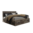  Size_King -- Derekson B200B19 King Panel Bed with 4 Storage Drawers IMAGE 1