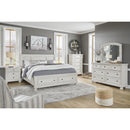  Size_King -- Robbinsdale B742B8 King Sleigh Bed with Storage IMAGE 8