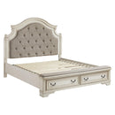  Size_King -- Realyn B743B20 King Upholstered Storage Bed IMAGE 4