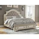  Size_King -- Realyn B743B20 King Upholstered Storage Bed IMAGE 5