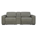  Signature Design by Ashley Correze U94202S3 3 pc Power Reclining Sectional Loveseat IMAGE 4