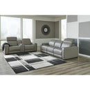  Signature Design by Ashley Correze U94202S3 3 pc Power Reclining Sectional Loveseat IMAGE 9