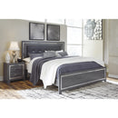  Size_King -- Lodanna B214B15 King Panel Bed IMAGE 2