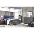  Size_King -- Lodanna B214B15 King Panel Bed IMAGE 4