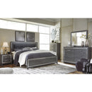  Size_King -- Lodanna B214B15 King Panel Bed IMAGE 5