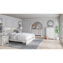  Size_King -- Altyra B2640B30 King Upholstered Bookcase Bed with Storage IMAGE 6