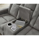  Manufacturer Color_Slate -- Next-Gen DuraPella 2200418 Power Reclining Loveseat with Console and Adjustable Headrest IMAGE 6